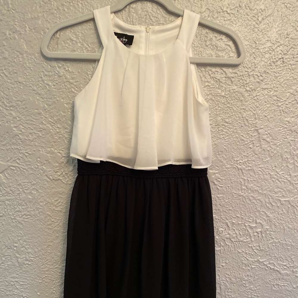 Black and white dress